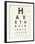 Eye Chart II-Jess Aiken-Framed Art Print