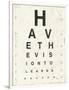 Eye Chart II-Jess Aiken-Framed Art Print