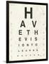 Eye Chart II-Jess Aiken-Framed Art Print