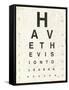 Eye Chart II-Jess Aiken-Framed Stretched Canvas