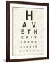 Eye Chart II-Jess Aiken-Framed Art Print