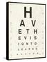 Eye Chart II-Jess Aiken-Framed Stretched Canvas