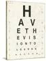 Eye Chart II-Jess Aiken-Stretched Canvas