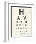 Eye Chart II-Jess Aiken-Framed Premium Giclee Print