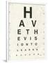 Eye Chart II-Jess Aiken-Framed Art Print