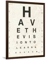 Eye Chart II-Jess Aiken-Framed Art Print