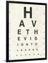 Eye Chart II-Jess Aiken-Framed Art Print