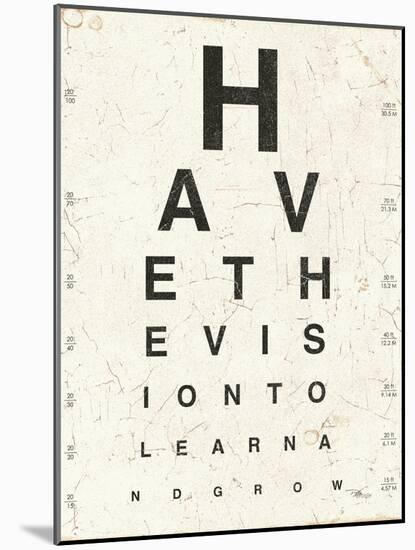 Eye Chart II-Jess Aiken-Mounted Art Print