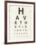 Eye Chart II-Jess Aiken-Framed Art Print