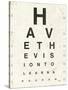 Eye Chart II-Jess Aiken-Stretched Canvas