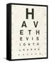 Eye Chart II-Jess Aiken-Framed Stretched Canvas