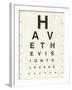 Eye Chart II-Jess Aiken-Framed Art Print