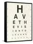 Eye Chart II-Jess Aiken-Framed Stretched Canvas