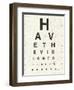 Eye Chart II-Jess Aiken-Framed Art Print