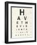 Eye Chart II-Jess Aiken-Framed Art Print