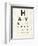 Eye Chart II-Jess Aiken-Framed Art Print