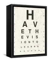 Eye Chart II-Jess Aiken-Framed Stretched Canvas