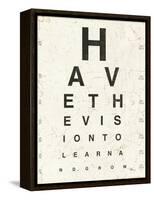 Eye Chart II-Jess Aiken-Framed Stretched Canvas