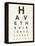 Eye Chart II-Jess Aiken-Framed Stretched Canvas