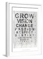 Eye Chart II-Andrea James-Framed Art Print