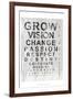 Eye Chart II-Andrea James-Framed Art Print