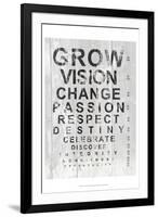 Eye Chart II-Andrea James-Framed Art Print