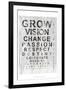 Eye Chart II-Andrea James-Framed Art Print