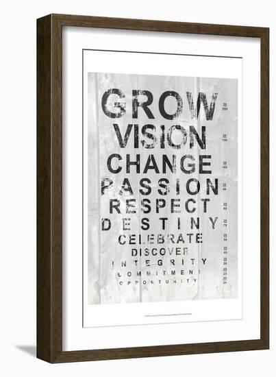 Eye Chart II-Andrea James-Framed Art Print