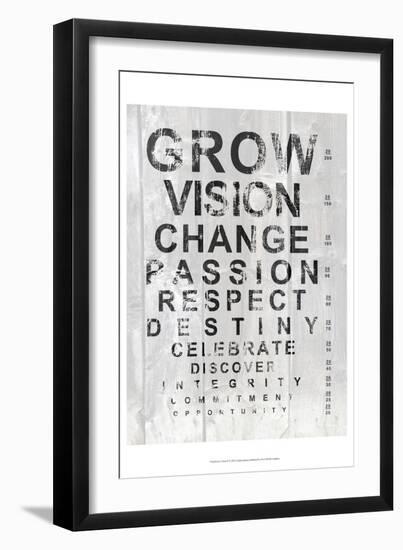 Eye Chart II-Andrea James-Framed Art Print