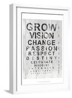 Eye Chart II-Andrea James-Framed Art Print