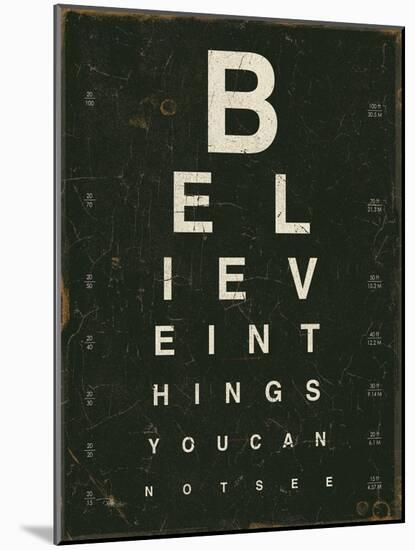 Eye Chart III-Jess Aiken-Mounted Art Print