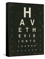 Eye Chart IV-Jess Aiken-Framed Stretched Canvas