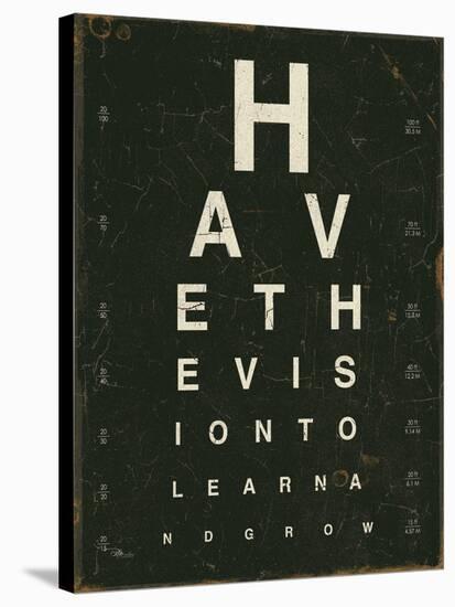 Eye Chart IV-Jess Aiken-Stretched Canvas