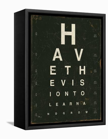 Eye Chart IV-Jess Aiken-Framed Stretched Canvas