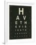 Eye Chart IV-Jess Aiken-Framed Art Print