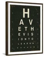 Eye Chart IV-Jess Aiken-Framed Art Print