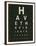 Eye Chart IV-Jess Aiken-Framed Art Print