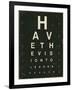 Eye Chart IV-Jess Aiken-Framed Art Print