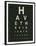 Eye Chart IV-Jess Aiken-Framed Art Print