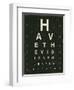 Eye Chart IV-Jess Aiken-Framed Art Print