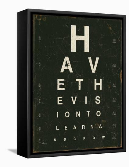 Eye Chart IV-Jess Aiken-Framed Stretched Canvas