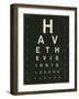 Eye Chart IV-Jess Aiken-Framed Art Print