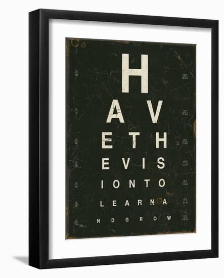 Eye Chart IV-Jess Aiken-Framed Art Print