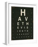 Eye Chart IV-Jess Aiken-Framed Art Print