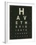 Eye Chart IV-Jess Aiken-Framed Art Print