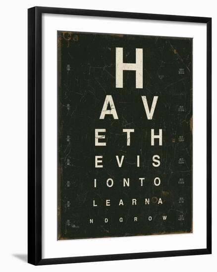 Eye Chart IV-Jess Aiken-Framed Art Print