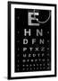 Eye Chart & Magnifying Glass-null-Framed Premium Giclee Print