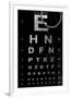 Eye Chart & Magnifying Glass-null-Framed Premium Giclee Print