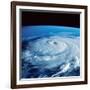 Eye of Hurricane Elena in the Gulf of Mexico-Stocktrek Images-Framed Photographic Print