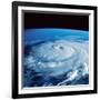 Eye of Hurricane Elena in the Gulf of Mexico-Stocktrek Images-Framed Photographic Print